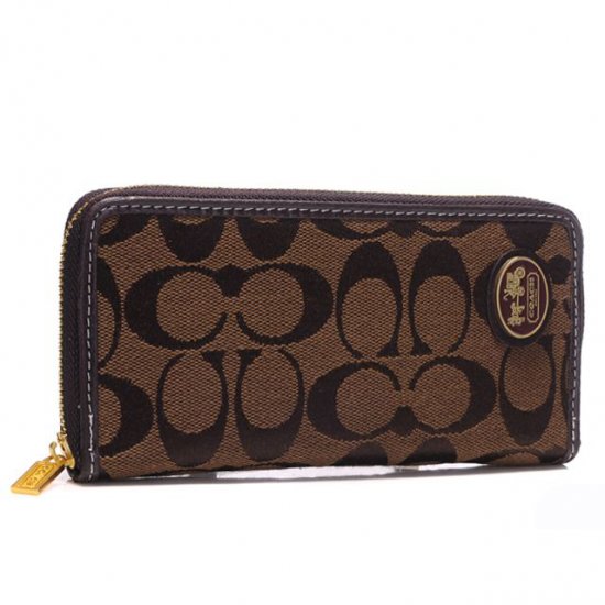 Coach Logo Large Coffee Wallets ARL | Coach Outlet Canada